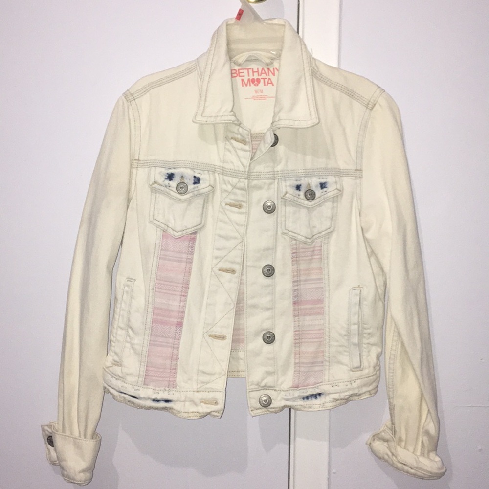 Cream Jean Jacket
